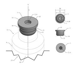 DEVICE FOR PROTECTING AND SEALING THE OPENING OF A CONTAINER