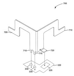 Mountable antenna elements for dual band antenna