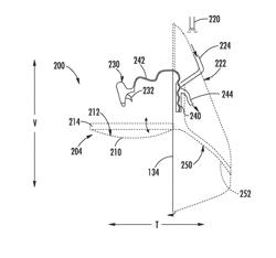 DOOR ASSEMBLY FOR A WASHING MACHINE APPLIANCE