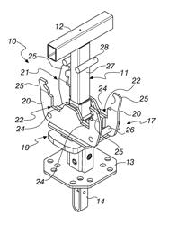 SUPPORT DEVICE FOR SUPPORTING BEAMS OF FORMWORK FOR FLOOR SLABS