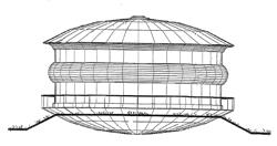 SYSTEM AND METHOD FOR PRIMARILY ERECTING CURVILINEAR BUILDINGS USING A PLURALITY OF INTERCONNECTED STRUCTURAL TUBES/SANDWICH PANELS