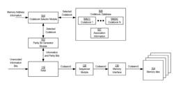 Determining codebooks for different memory areas of a storage device