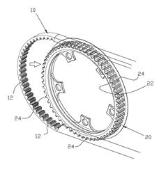 GUIDING BELT PULLEY FOR BICYCLE