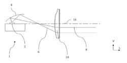 LENS FOR SHAPING LIGHT RAYS FOR A LIGHTING MODULE FOR LIGHTING AND/OR SIGNALLING FOR A MOTOR VEHICLE