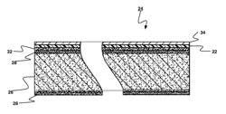 Polyester laminated building boards with improved surface characteristics