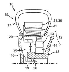 DRIVE ARRANGEMENT FOR AN ELECTRIC DRIVE WITH AN INDUCTIVELY ENERGIZABLE DRIVE MOTOR, WHEEL CARRIER ARRANGEMENT, AND MOTOR VEHICLE