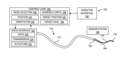 Catheters with control modes for interchangeable probes