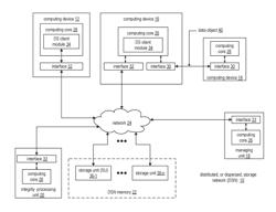 Reducing data stored when using multiple information dispersal algorithms