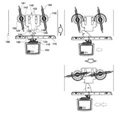 DEVICE FOR OPENING AND CLOSING DAMPER USING KNOB OF AIR VENT