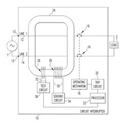 CIRCUIT INTERRUPTER WITH GROUND FAULT CURRENT TRANSFORMER