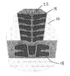 Firefighter protective garment having a thermal barrier with spacers to increase dissipation of metabolic heat