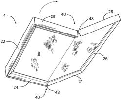 Foldable filter frame