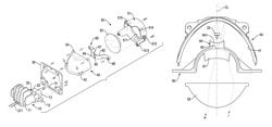 Headlight with a modular projection module for enhancing illumination intensity