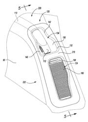 Integrated vacuum for motor vehicle