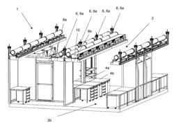 Arrangement for ventilating a laboratory room