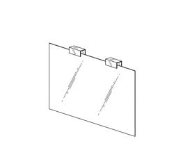 Privacy filter with mounting tape for electronic display device