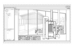 Electronic display with graphical user interface for an HVAC scrubber unit