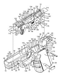 Pistol with frame insert