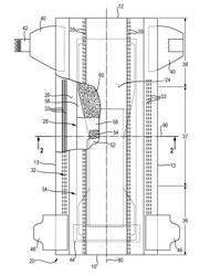 ABSORBENT ARTICLE HAVING A NONWOVEN MATERIAL WITH ANTIMONY-FREE POLYETHYLENE TEREPHTHALATE