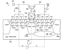 SELF-BIASED BIDIRECTIONAL ESD PROTECTION CIRCUIT