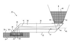 Horizontal external-cavity laser geometry