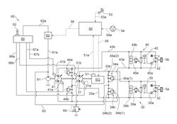 Control device for hydraulic traveling device