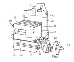 Auxiliary table for milling machine and method of reconfiguring a milling machine