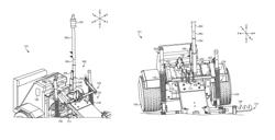 Work machines including automatic grading features and functions