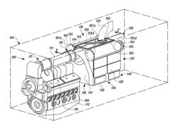 Housing member for enclosing aftertreatment module of engine