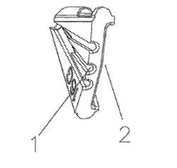 DOUBLE-SIDED NEEDLE GROOVE, FRAME BODY AND PUNCTURE FRAME