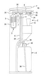 APPARATUS FOR DISPENSING A LIQUID FROM A LIQUID STORAGE CONTAINER