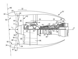 Low pressure ratio fan engine having a dimensional relationship between inlet and fan size