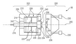 Fluidic valve with contactless force transmission for pressing together stator and rotor