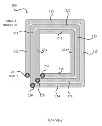 Integrated device package comprising a tunable inductor