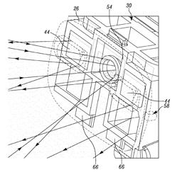 Imaging module for supporting printed circuit boards in a predetermined angular relationship inside an imaging reader, and method of assembly