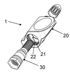 Apparatus for Measuring the Pressure of a Two-Wheeler Tire, in Particular, A Bicycle Tire