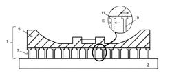 Part obtained by selective melting of a powder comprising a main element and rigid secondary elements