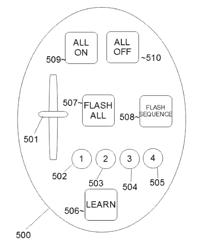 Remote controlled extension cord with embedded housing for a remote control