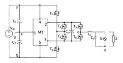 Five-level half bridge inverter topology with high voltage utilization ratio