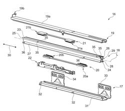 GUIDE RAIL OF A GUIDE SYSTEM, GUIDE SYSTEM, AND FURNITURE ITEM