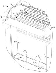 System and method for restricting airflow through a portion of an electronics enclosure