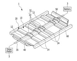 CENTER FLOOR PANEL FOR VEHICLE