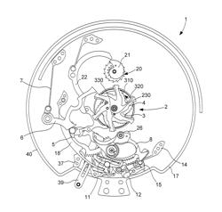 ACOUSTIC TIMEPIECE DISPLAY MECHANISM, PARTICULARLY A CHRONOGRAPH REPEATER