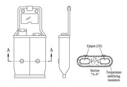 INSULATED AUTO-INJECTOR CONTAINER