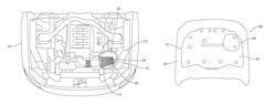 Hood insulator having an integral air box closeout feature