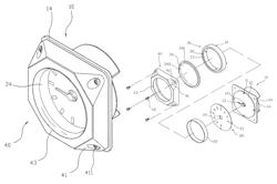 Interchangeable face gauge for an automobile