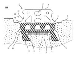 SEALING PROFILE FOR EMBEDDING INTO A MOULDING OF CURABLE MATERIAL