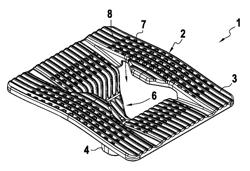 One-piece mattress suspension device