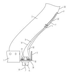 Airbag module with active vent rotation countermeasure