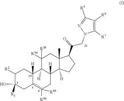 19-nor C3, 3-disubstituted C21-N-pyrazolyl steroids and methods of use thereof